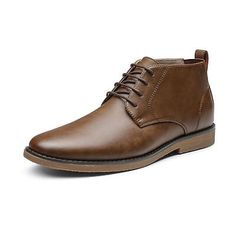 ad eBay - Versatile Smart Casual Boots: These sophisticated Chukka boots are indispensable for work, social occasions, leisurely walks, dates, and more. Lightness & Flexibility: With a lightweight EVA midsole, these boots grant effortless walking and enhanced flexibility, avoiding any sense of heaviness. Fitted Martin Boots With Round Toe For Business, Fitted Round Toe Martin Boots For Business, Fitted Business Martin Boots With Round Toe, Classic Boots With Cushioned Footbed And Flat Heel, Classic Flat Heel Boots With Cushioned Footbed, Casual Martin Boots With Pointed Toe, Casual Fitted Martin Boots With Pointed Toe, Casual Brogue Dress Shoes With Closed Toe, Brown Cushioned Dress Shoes With Round Toe