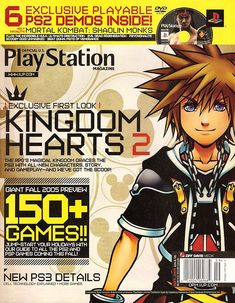 the cover to kingdom hearts 2