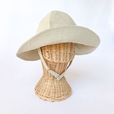 "A linen wide brim baby and child sun hat that will protect your little beach baby from the sun. With a wide brim, it covers the face, chest and shoulders on those beautiful sunny days. So let the sun shine! This hat will soon become a favorite on your adventures outside. Made from a medium weight natural colored off-white linen and cotton blend fabric. Inside liner made of white cotton. This hat has a chin strap with metal snap to help keep the hat on. Brim measures 3.5 inches. HAT SIZES AVAILA Hat For Beach, Beach Babies, Floppy Sun Hats, Toddler Summer, Baby Sun Hat, Wide Brim Sun Hat, Sun Shine, Natural Linen Fabric, Beach Baby