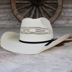 Show off your western style with this Twister western hat by M & F Western Products. Black 2 cord hatband with Twister pin. Built with a rugged and durable design with a touch of elegance. 4" brim provides ample shade and protection. Brim 4" Crown 4-3/4" Color - Off-White Material - Bangora Beaded Hat Bands, Kids Belt, Western Cowboy Hats, Straw Cowboy Hat, Outdoor Hats, Beaded Hat, Feather Hat, Boy Hat, Leather Hats