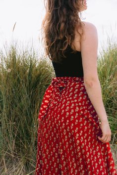 Maxi Wrap Skirt, Wrap Maxi Skirt, Women Artisans, Lovely Print, Printed Maxi, Cotton Lights, Soft Light, Wrap Skirt, Ankle Length