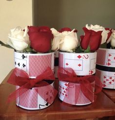 Casino Themed Centerpieces, Mafia Party, Las Vegas Party, Fest Temaer, Casino Party Decorations, Casino Decorations