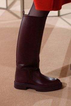 Doc Martens Boots, Hermes Shoes, Runway Looks, Duck Boots, Boot Bag, Boots Fall, Long Boots, Handbag Shoes, Dream Shoes