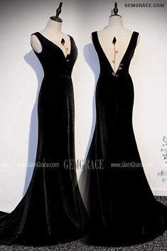 10% off now|Free shipping world-wide. Slim Fit Black Mermaid Velvet Evening Dress Double Vneck at GemGrace. Click to learn our pro custom-made service for wedding dress, formal dress. View #EveningDresses for more ideas. Fitted Black Velvet V-neck Dress, Black Fitted Velvet Dress V-neck, Velvet V-neck Evening Dress For Gala, Black V-neck Mermaid Dress For Prom, Black Velvet V-neck Evening Dress, V-neck Velvet Evening Dress, Black V-neck Velvet Dress, Velvet V-neck Evening Dress, Velvet Evening Dress