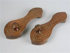 Indian Sandals, Weird And Wonderful, Super Hero, 19th Century, Carving, Brass