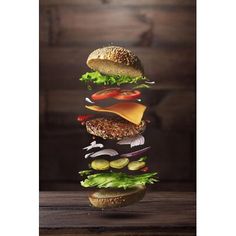 the cover of the book, the perfect hamburger