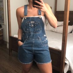 Size Small Cheap Non-stretch Denim Blue Overalls, Denim Overalls, Route 66, Pant Jumpsuit, Overalls, Jumpsuit Romper, Pants For Women, Rompers, Color Blue