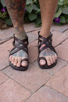 We craft  our sandals with very high quality Latigo leathers and have laminated ortho insole materials and arches that take the form and shape of your foot within about a week of wear. A crepe neoprene lightweight bottom sole caps off the sandal for a soft and comfortable ride and wraps around your foot with fully adjustable straps and buckles, customizing the feel you choose.. Our Sandals are a very high quality craftsmanship that cannot compete with the pricing of the less expensive sandals yo Leather Huarache Sandals With Single Toe Strap, Leather Open Toe Huarache Sandals, Leather Huarache Sandals With Removable Insole, Leather Open Toe Flip Flops With Ortholite Insole, Closed Toe Leather Sport Sandals With Leather Footbed, Leather Sport Sandals With Single Toe Strap, Leather Sandals With Rubber Sole And Single Toe Strap, Leather Toe Post Flip Flops For Outdoor, Leather Sandals With Single Toe Strap And Rubber Sole