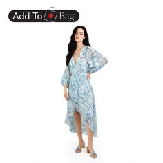 in stock Elegant Blue Midi Dress For Vacation, Elegant Light Blue Flowy Dress, Elegant Light Blue Flowy Midi Dress, Elegant Flowy Light Blue Midi Dress, Light Blue Elegant Dress For Day Out, Elegant Light Blue Dress For Day Out, Blue Dresses, Blue White, Pick Up