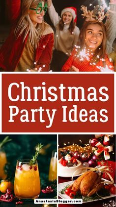 Holiday Party Set Up Ideas, Fancy Christmas Party Ideas, Christmas Eve Hosting Ideas, Christmas Family Party Ideas, Christmas Hosting Ideas, Christmas Party Decor Ideas, Xmas Party Ideas, Work Christmas Party Ideas, Fancy Christmas Party