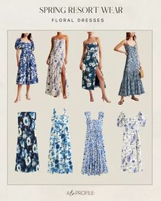 Resort Wear : Floral Dresses // Abercrombie, Abercrombie outfits, spring style, vacation outfits, vacation dresses, spring outfits, spring break outfits, vacay outfits, vacation outfit ideas, summer outfits, beach vacation Summer Outfits Beach, Vacation Outfit Ideas, Dresses For Spring, Outfits Vacation