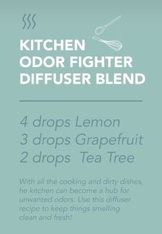 Odor Eliminator Diffuser Blend, Essential Oil Roller Bottle Recipes, Doterra Blends