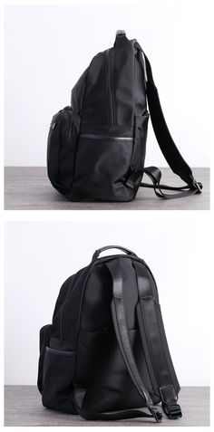 Overview： Design: Womens Nylon Laptop Backpack Large Travel Backpack Purse Nylon Black School Rucksack for LadiesIn Stock: Ready to Ship (2-4 days)Include: Only BagCustom: NoColor: BlackLeather: NylonMeasures: 30cm x 15cm x 40cm Weight: 0.6kgSlots: 2 main slots, 1 back zip slot, 2 outside zip slots, 1 phone pocket, 1 wallet pocket, 1 inside slotAccessories(option): NoneStyle: Womens Nylon Laptop Backpack Large Travel Backpack Purse Nylon Black School Rucksack for LadiesVery durable (At least 5 Y School Rucksack, Large Backpack Travel, Large Backpack, Laptop Backpack, Travel Backpack, Backpack Purse, Laptop, Backpacks, Wallet