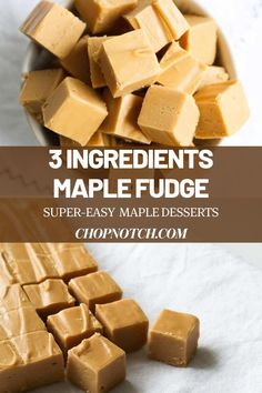 This Maple Fudge is super easy maple desserts to make at home! Did you know you only need 3 ingredients to make the most mouthwatering maple fudge? That’s right! This maple candy recipe calls for 3 ingredients I bet you already have on hand. #Fudge #MapleDesserts #EasyDesserts Maple Fudge With Sweetened Condensed Milk, Easy Desserts To Eat With Hands, Maple Syrup Fudge, Easy Maple Syrup Recipes, Homemade Maple Candy, Maple Candy Recipe Easy, Easy Maple Recipes, Maple Taffy, Maple Snacks