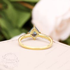 "Please confirm your US size when you make an order) Jewelry Details -Gold Type : 14k gold Center Stone: NATURAL London Blue Topaz, Approximately 2.0ct Stone Size: 7*8mm Cut: Kite Cut (Long Rhombus) Side Stones: NATURAL Amethyst Total weight: 0.12 ctw Band Width: Approximately 1.4mm SKU: YR0519-E ~*-*~Purchase Guarantee: - All our jewelry is handmade, and each process is refined. - 14 Day Refund Guarantee. - All our products are Free Shipping. - Free Gift Box&Packing. ~*-*~Please contact us Trillion Cut Sapphire Ring In 14k Yellow Gold, Trillion Cut Yellow Gold Sapphire Ring, Sapphire Topaz Ring In 14k Gold For Wedding, Wedding Sapphire Topaz Ring In 14k Gold, Fine Jewelry Blue Topaz Rings With Rose Cut Diamonds, Gold Blue Topaz Ring Emerald Cut, Blue Topaz Ring With Rose Cut Diamonds, Yellow Gold Diamond Cut Blue Topaz Ring, Trillion Cut Sapphire Promise Ring In 14k Gold