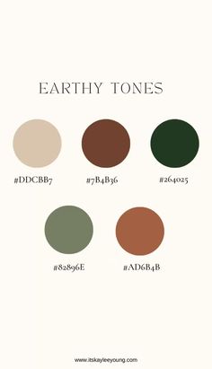 Earthy tones brand color palette ideas with hex code | earth tone color palette | branding colors Earthy Color Palette Home Decor, Green And Terracotta Color Scheme, Color Palette Branding, Earthy Branding, Tone Color Palette, Earth Tone Wedding, Earth Tone Color Palette, Office Idea, Brand Vision