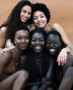 Colourism: The Toxic Self-Destructive Narrative That Must End For the Black Community to Progress – BlackRockRelationship برج العرب, Four Women, Afrikaanse Mode, Black People