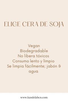 an advertisement for a cosmetics brand with the words vegan, bioderadable no libera texicos