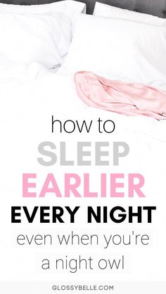 If you have a hard time going to bed early, this post outlines how to go to sleep earlier, even if you're a night owl. Morning Selfcare, Sleep Insomnia, Bed Early, Snoring Remedies, How To Stop Snoring, Sleep Late, How To Sleep, Go To Bed Early, Sleep Early