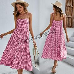 New Boho Pink And White Gingham Checked Tiered Tie Strap Midi/Maxi Dress. Poly Spandex Material Boho Western Hippie Coastal Farmhouse French Vintage Victorian Anthropologie Beach Madwell Lace Christmas Whbm Yellowstone Holiday Shabby Chic Rustic Friends And Lovers Preppy Tropical Gypsy Spell Anthropologie Revolve Coachella Festival Love And Lemons Free People Faux Fur Urban Closet Details Please Read No Offers Shipping 1-4 Days No Exchanges Per Posh Bx98m Picnic Gingham Sundress With Ruffles, Gingham Plaid Dress With Square Neck For Brunch, Gingham Plaid Square Neck Dress For Brunch, Plaid Sundress For Vacation, Plaid Sundress For Brunch, Spring Vacation Plaid Dress, Sleeveless Summer Plaid Dress For Brunch, Summer Plaid Dress With Square Neck And Ruffles, Sleeveless Plaid Dress For Summer Brunch