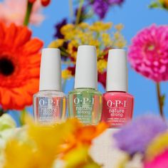 Our vegan #OPINatureStrong collection is in full bloom! Swipe thru to see what’s been sprouting–eco-conscious clients will love itttt. 🌼 Products: Top Coat Botanical Base Coat #AKickInTheBud #OPI #OPIObsessed #Nails #Mani #Manicure #VeganMani #VeganNailPolish #SpringNails #SpringMani #SpringNailPolish Spring Colorful Nails, Nail Concept, Mc Nails, Spring Nail Polish, Vegan Nail Polish, Cool New Gadgets, Nail Polish Sets, Makeup Photography, Nail Polish Collection