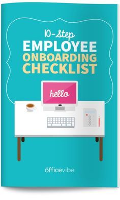 an employee onboarding checklist with the title 10 step employee onboarding checklist