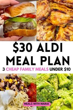 the meal plan includes meals that include chicken, broccoli and salads for $ 30