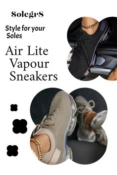 Float on air with our Air Lite Vapors 🌬️✨ Light as a breeze and chic as ever, these shoes are a game-changer for your wardrobe. Step in and feel the difference! #AirLiteVapors #WalkOnAir #StyleMeetsComfort #SoleGr8 Breathable Low-top Sneakers For Leisure, Casual Sneakers With Ventilation For Spring, Casual Spring Sneakers With Ventilation, Comfortable Mesh Sneakers With Ventilation, Trendy Mesh Sneakers For Light Sports, Casual Mesh Sneakers For Light Sports, Comfortable Mesh Sneakers For Summer, Casual Summer Mesh Sneakers, Trendy Mesh Sneakers For Sports