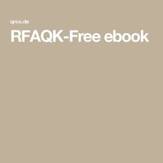 an image of a book cover with the words faq - free ebook on it