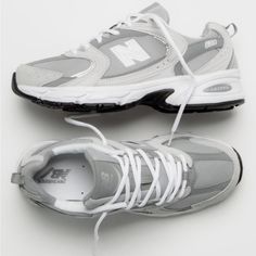 Size 6.5 Color: Grey/White Brand New Best New Balance Shoes Women, New Balance 530 Gray, New Balance 530 Grey Matter, New Balance 530 Women, New Balance Shoes Grey, Gray New Balance, Shoe Aesthetic, New Balances, Pretty Sneakers