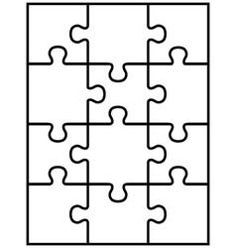 a puzzle piece is shown with the missing pieces