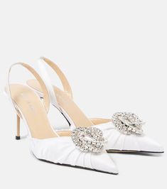 Designer Shoes for Women | Shop at Mytheresa Casual Ballet Flats, Designer Pumps, Sheepskin Boots, White Pumps, Online Shopping For Women, Bustiers, Slingback Pump, Dries Van Noten