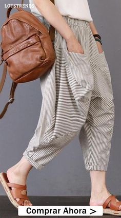 pantalones casuales de mujer
pantalones de cuadros de mujer
pantalones acampanados de mujer
pantalones de otoño
pantalones estampados Baggy Striped Bottoms For Spring, Casual Stretch Beige Harem Pants, Casual Beige Stretch Harem Pants, Beige Stretch Casual Harem Pants, Beige Stretch Harem Pants For Casual Wear, Striped Bottoms With Pockets For Fall, Comfortable Tapered Leg Harem Pants For Spring, Fall Striped Bottoms With Pockets, Baggy Striped Wide Leg Bottoms