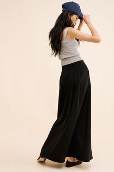 Rent The Avery Pleated Maxi Skirt from Nuuly. Pick 6 items for $98/month. Free shipping + returns. Chic Flowy Lined Skirt, Modern Asymmetrical Skirt For Office, Elegant Fitted Wide Leg Culottes, Asymmetrical Lined Skirt For Work, Lined Asymmetrical Skirt For Work, Chic Full Length Culottes For Formal Occasions, Chic Flared Skirt, Chic High-waist Culottes For Evening, Chic High-waist Evening Culottes