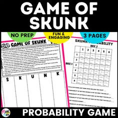 the game of skunk is an engaging activity for students to practice their spelling skills