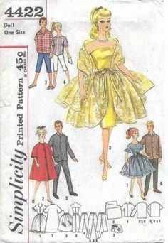 an old fashion sewing pattern from the 1960s