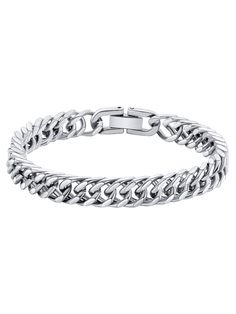 PRICES MAY VARY. Men Bracelet: Style your wrist with this cuban chain bracelet, it is strong, durable, comfortable and meant to endure daily wear,great for any age and for any occasion. Style: Give a modern edge to a casual t-shirt or formal outfit with this classic minimalist design and wear solo for a polished look or stacked with other chains for a cool fashion statement. Material: Made of 316L stainless steel, highly resisted to rust, safe and comfortable for skin,nickel free, hypoallergenic Dad Christmas Gifts, Black Pouch, Cuban Link Bracelet, Men Bracelet, Father Gift, Bracelet Style, Christmas Bracelet, Black Plates, Bracelet For Men