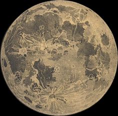 an old photo of the moon taken from space