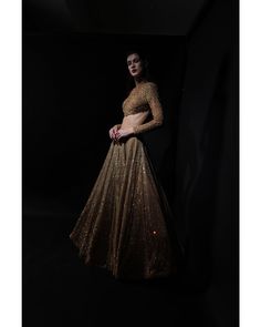 The High-Neck Golden Lehenga Set | Gold Lehenga Set | Bora Honey's – B Anu Designs Gold Embellished Lehenga For Reception, Fitted Gold Hand Embellished Sharara, Bollywood Style Gold Lehenga Hand Embellished, Gold Semi-stitched Hand Embellished Lehenga, Glamorous Hand Embellished Semi-stitched Lehenga, Gold Embellished Party Wear Sharara, Hand Embellished Glamorous Lehenga, Bollywood Style Gold Hand Embellished Choli, Bollywood Style Gold Hand-embellished Choli