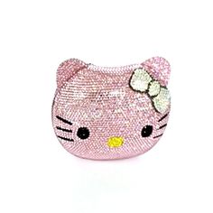 Y2k Ideas, Sweet 16 Party Themes, Kitty Girl, Kitty Items, Hello Kitty Bag, Purse Pink, Pink Clutch, Crystal Bags, Pinterest Ideas