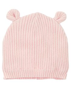 Baby will look extra cute and snuggly in this cozy beanie. Cozy Beanie, Pink Baby, Newborn Girl, Shop Clothing, Girls Accessories, Baby Pink, Baby Clothes