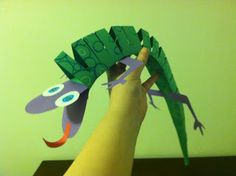 Reptile Arts And Crafts For Kids, Reptile Kids Crafts, Lizard Art Preschool, Lizard Template, Reptile Crafts, 3d Construction