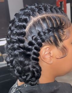 Professional Cornrows For Work, Easy Braided Styles, Braid Updo For Black Women, Braids For Vacation, Protective Hair, Vacation Hairstyles, Protective Hairstyles For Natural Hair