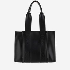 Bag made of leather Two on-top handles Front logo Top opening Black Made in Italy Composition: 100% leatherHeight: cm 29Width: cm 38Depth: cm 12 Chloe Logo, Medium Tote Bag, Large Leather Tote, Medium Tote, Day Bag, Professional Cleaning, Large Tote Bag, Open Top, Black Tote Bag