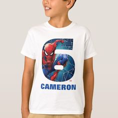 Celebrate your child's Birthday with this awesome Spider-Man number and name shirt! Personalize by adding your child's name! Superhero Birthday, Boys Shoes, Kid Names, Kid Shoes, Kids Birthday, Spiderman, Kids Outfits, Top Outfits, Birthday