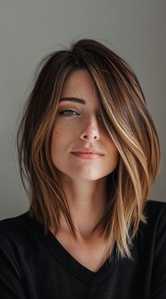 Lob Hairstyles For Fine Hair, Lob Hairstyles, Rambut Brunette, Hairstyles For Fine Hair, Lob Hairstyle, Haircuts For Fine Hair, Shoulder Length Hair, Haircut Ideas, Medium Length Hair Cuts