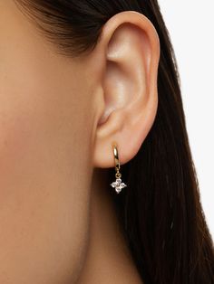 Were extremely proud to have co-developed these gold huggie hoop earrings with Rowena and Felicia from Beauty Within. Gold-dipped and star-studded with cubic zirconia, these earrings come together to make an adorable celestial design. These cute earrings are a perfect addition to your everyday wear, and they pair perfectly with our Amber ring.  Clasp earrings dipped in 14K Gold  Celestial-style Cubic Zirconia stones  Come with a 365-day warranty Hoop Gold Earrings Designs, Cute Gold Hoop Earrings, Celestial Huggie Hoop Earrings, Gold Celestial Small Hoop Huggie Earrings, Celestial Gold Huggie Earrings, Celestial Yellow Gold Huggie Jewelry, Celestial Style Yellow Gold Huggie Jewelry, Celestial Yellow Gold Tarnish-resistant Hoop Earrings, Celestial Style Gold-plated Yellow Gold Hoop Earrings