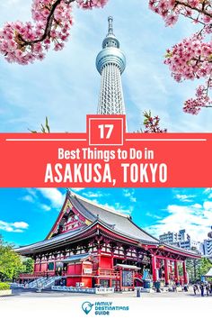 the top things to do in asakusa, tokyo with text overlay that reads 17