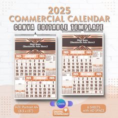 two calendars with different dates on them