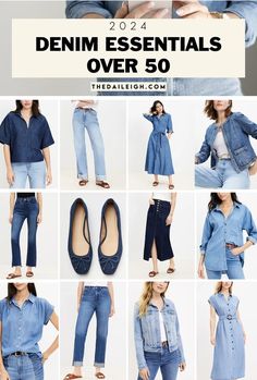 Fall 2024 Leisure Wardrobe Capsule for Women Over 40 — THE DAILEIGH Classic Summer Capsule Wardrobe, Jeans For Women Over 50, Wardrobe For Women, Creating Outfits, Lifestyle Board, Mom Wardrobe